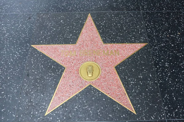 Hollywood Los Angeles Kalifornie Května 2023 Hvězda Toma Brenemana Hollywood — Stock fotografie