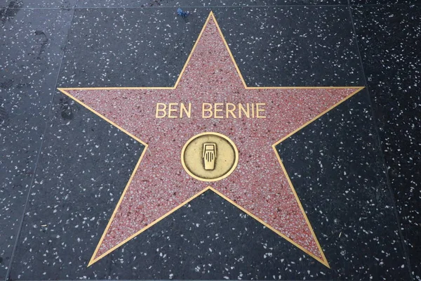 Hollywood Los Angeles Kalifornia Maja 2023 Gwiazda Ben Bernie Hollywood — Zdjęcie stockowe