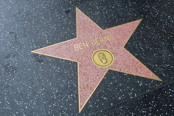 Hollywood Los Angeles California May 2023 Star Ben Bernie Hollywood — Stock Photo, Image