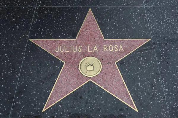 Hollywood Los Angeles California May 2023 Star Julius Rosa Hollywood — Stock Photo, Image