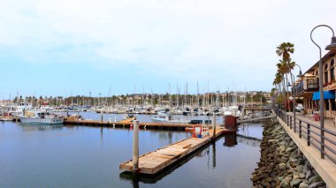 San Pedro (Los Angeles) California 2 Haziran 2023: San Pedro Cabrillo Marina, Los Angeles Limanı