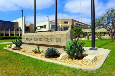VERNON (Los Angeles İlçesi), Kaliforniya 3 Haziran 2023: Vernon Şehir Merkezi