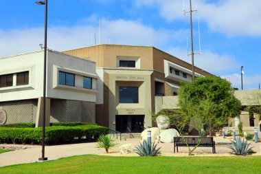 VerNON (Los Angeles County), Kaliforniya 3 Haziran 2023: Vernon Belediye Binası ve Polis Departmanı 4305 S Santa Fe Ave, Kaliforniya