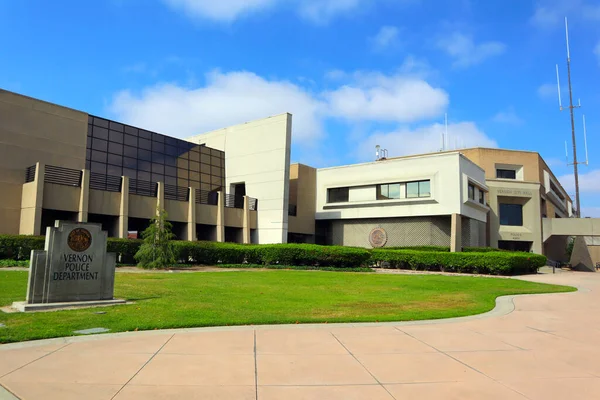 VerNON (Los Angeles County), Kaliforniya 3 Haziran 2023: Vernon Belediye Binası ve Polis Departmanı 4305 S Santa Fe Ave, Kaliforniya
