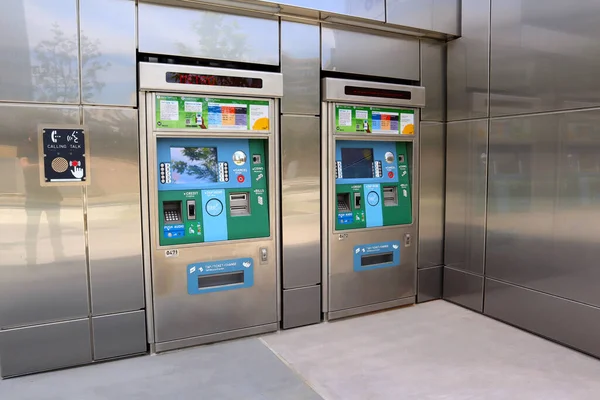 Los Angeles Kalifornien Juni 2023 Fahrkartenautomat Der Los Angeles Metro — Stockfoto