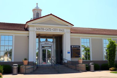 SOUTH GATE (Los Angeles County), Kaliforniya 27 Haziran 2023: 8650 California Bulvarı, Güney Kapısı