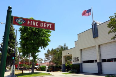 BELL GARDENS (Los Angeles Eyaleti), Kaliforniya 27 Haziran 2023: Los Angeles İlçe İtfaiyesi, BELL GARDEN İtfaiye İstasyonu 39, 7000 Garfield Caddesi, Bell Gardens