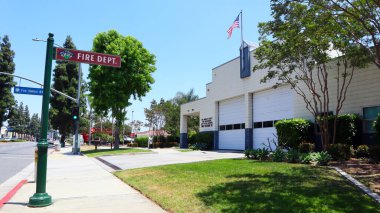 BELL GARDENS (Los Angeles Eyaleti), Kaliforniya 27 Haziran 2023: Los Angeles İlçe İtfaiyesi, BELL GARDEN İtfaiye İstasyonu 39, 7000 Garfield Caddesi, Bell Gardens