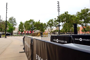 Los Angeles, Kaliforniya 7 Haziran 2023: BMO Stadyumu, Major League Soccers Los Angeles Futbol Kulübü, Pepsi Plaza 'ya ev sahipliği yapmaktadır.