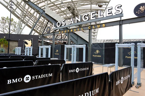 Los Angeles, Kaliforniya 7 Haziran 2023 BMO Stadyumu, Major League Soccers Los Angeles Football Club 'a ev sahipliği yapmaktadır.