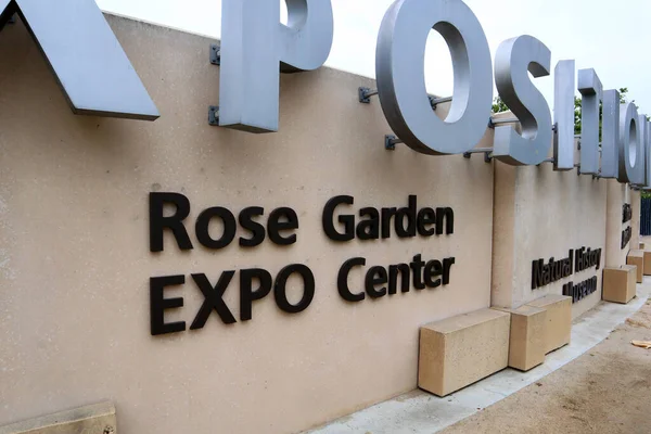 Los Ángeles California Junio 2023 Entrada Parque Exposiciones Signo Rose — Foto de Stock