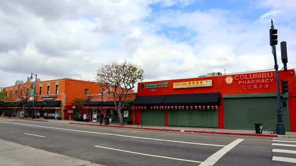 Los Angeles California Června 2023 Pohled Čínskou Čtvrť Čínskou Etnickou — Stock fotografie