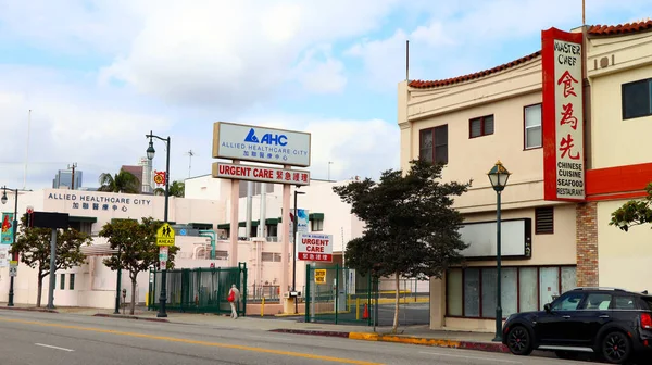 2023年6月6日 加利福尼亚州洛杉矶 洛杉矶市中心中国裔社区的景观 — 图库照片