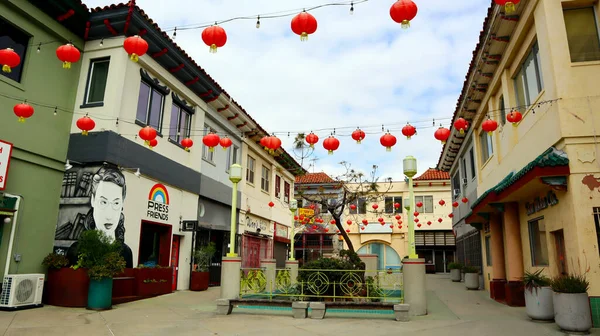 Los Angeles Kalifornien Juni 2023 Blick Auf Chinatown Ein Chinesisches — Stockfoto