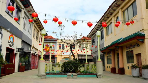 Los Angeles California June 2023 View Chinatown Chinese Ethnic Neighborhood — Stock Photo, Image