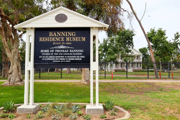 Los Angeles Kalifornien Juni 2023 Banning Residence Museum Hem Till — Stockfoto