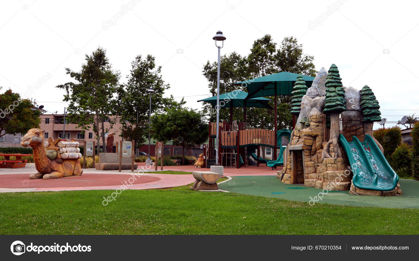 Los Angeles California June 2023 Drum Barracks Park Children's