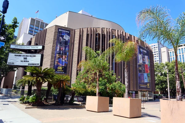 San Diego California June 2023 City San Diego Civic Theatre — Stock Photo, Image