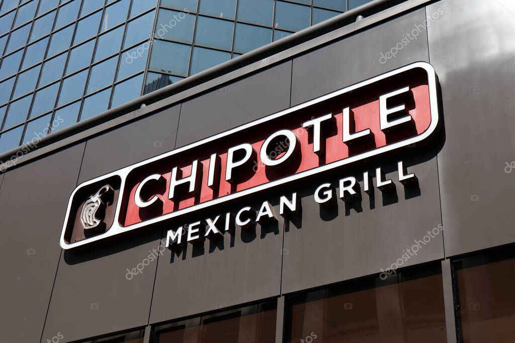 SAN DIEGO, California  June 30, 2023: Chiptole Mexican Grill Restaurant