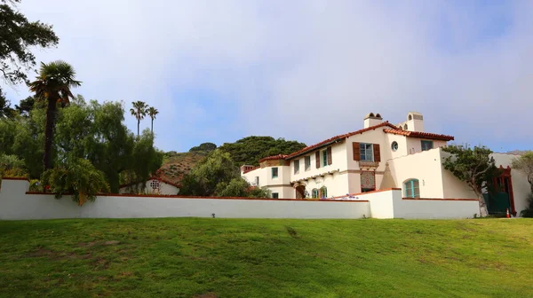 Malibu Kalifornien Juli 2023 Detalj Utsikt Över Historiska Adamson House — Stockfoto
