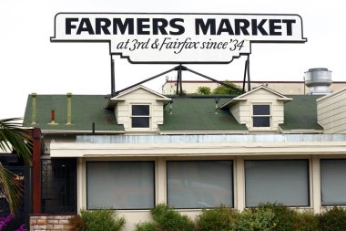 Los Angeles, Kaliforniya 9 Haziran 2023: The Original FARMERS MARKET 6333 W 3. Cadde ve Farifax Caddesi, Los Angeles