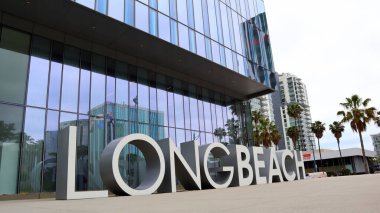 Long Beach, Kaliforniya 5 Haziran 2023, Long Beach yönetim binası 415 W Ocean Bulvarı, Long Beach.