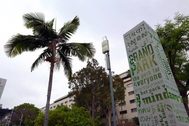 Los Angeles, Kaliforniya 8 Haziran 2023: Los Angeles Şehir Merkezi 'nde bulunan Grand Park