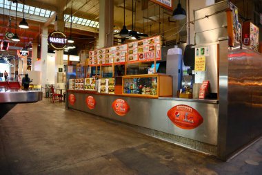 Los Angeles, Kaliforniya 8 Haziran 2023: Los Angeles şehir merkezinde bulunan Grand Central Market
