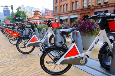 Los Angeles, Kaliforniya 8 Haziran 2023 Los Angeles Metro Bisiklet Paylaşım