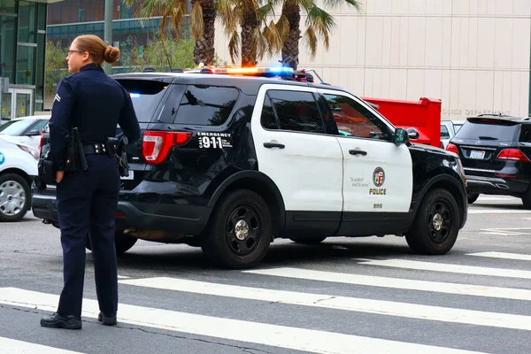 Los Angeles Kaliforniya Haziran 2023 Los Angeles Polis Departmanı Araba — Stok fotoğraf