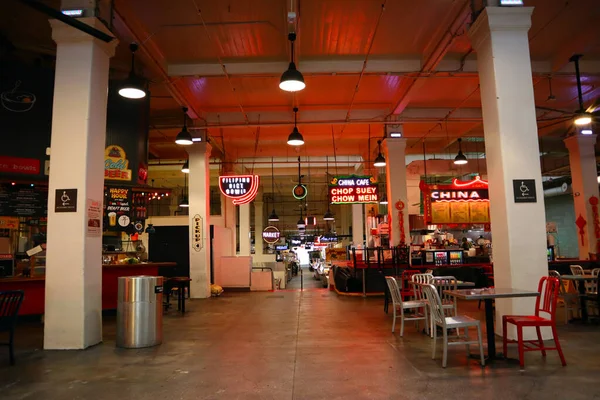 Los Angeles Califórnia Junho 2023 Grand Central Market Localizado Centro — Fotografia de Stock