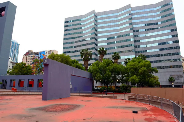 Лос Анджелес Каліфорнія Червня 2023 Року Першинг Сквер Публічний Парк — стокове фото