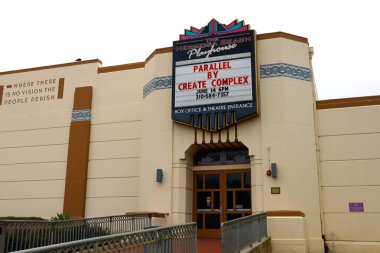 Hermosa Beach (LA County), California 14 Haziran 2023: The HERMOSA BEACH Playhouse Community Theatre 710 Pier Ave, Hermosa Beach