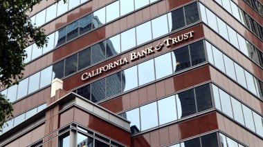 Los Angeles, Kaliforniya 15 Haziran 2023: CALIFORNIA BANK and Trust, Amerikan çok uluslu yatırım bankası, mevduat hesabı ve Finansal Hizmetler