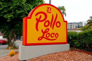 Los Angeles, Kaliforniya 16 Haziran 2023: EL POLO LOCO Restoran zinciri Meksika usulü ızgara Tavuk
