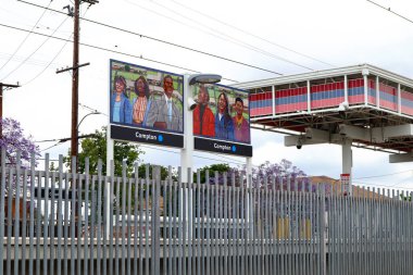 COMPTON (Los Angeles County), Kaliforniya 19 Haziran 2023: COMPTON Metro Tren İstasyonu
