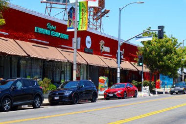 Los Angeles, Kaliforniya 4 Temmuz 2023: Küçük ETHIOPIA Los Angeles şehrinin bir mahallesi