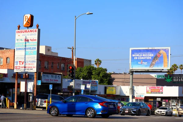 Los Angeles Kaliforniya Haziran 2023 Los Angeles Küçük Bir Mahallesi — Stok fotoğraf