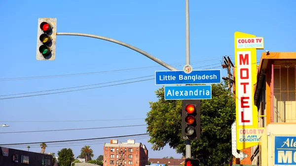 Лос Анджелес Калифорния Июня 2023 Года Little Bangladesh Район Городе — стоковое фото