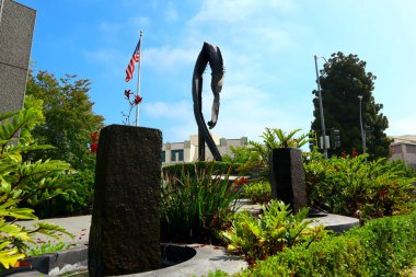 Beverly Hills, Kaliforniya 3 Temmuz 2023, Beverly HILLS 9-11 Memorial Garden 445 North Rexford Drive, Beverly Hills