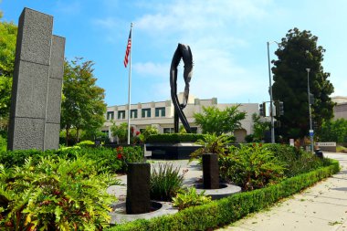 Beverly Hills, Kaliforniya 3 Temmuz 2023, Beverly HILLS 9-11 Memorial Garden 445 North Rexford Drive, Beverly Hills