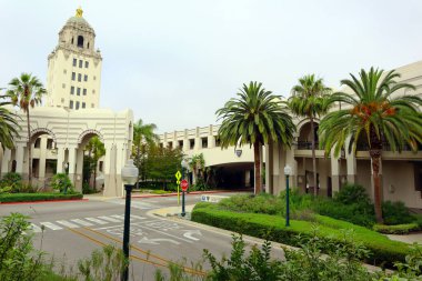 Beverly Hills, Kaliforniya 3 Temmuz 2023: 455 N Rexford Dr Beverly Hills 'deki BEVERLY HILLS Belediye Binası