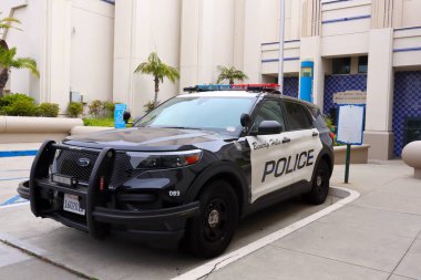 Beverly Hills, Kaliforniya 3 Temmuz 2023: BEVERLY HILLS Polis Departmanı
