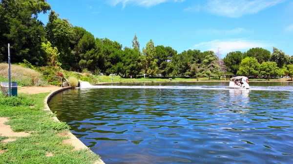 Лос Анджелес Каліфорнія Озеро Бальбоа Парк Ентоні Бейленсон Бульварі Балбоа — стокове фото