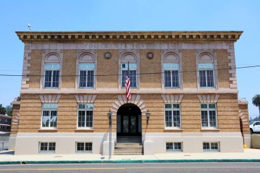 Los Angeles, Kaliforniya 5 Temmuz 2023 Los Angeles Polis Müzesi 6045 York Bulvarı, Los Angeles. Burası LAPD 'nin zengin tarihine adanmış bir Ulusun önde gelen müzesi.