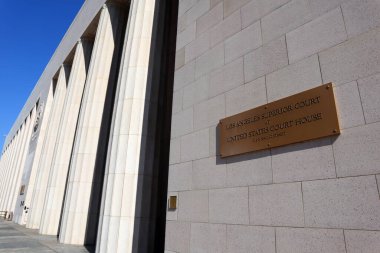 Los Angeles, Kaliforniya 23 Eylül 2023: Los Angeles 'taki Birleşik Devletler Adliyesi