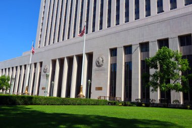 Los Angeles, Kaliforniya 23 Eylül 2023: Los Angeles 'taki Birleşik Devletler Adliyesi