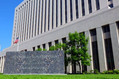 Los Angeles, Kaliforniya 23 Eylül 2023: Los Angeles 'taki Birleşik Devletler Adliyesi