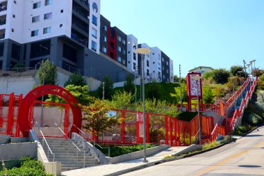 Los Angeles, Kaliforniya 23 Eylül 2023: Ord ve Yale Street Park, 524 Ord St, Los Angeles