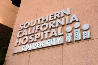 Culver City, Kaliforniya 23 Eylül 2023: Güney Kaliforniya Hastanesi 3828 Delmas Terrace, Culver City (Los Angeles County)